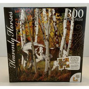 Heavenly Horses Factory Sealed 300 Piece Puzzle - Hideaway Horse